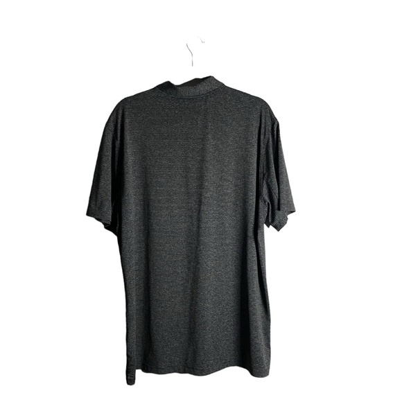 Nike Golf Men's Gray/Black Performance Wear Striped Dri-Fit Polo Shirt - Picture 10 of 10